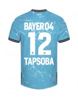 Bayer Leverkusen Edmond Tapsoba #12 Alternativní Dres 2023-24 Krátký Rukáv